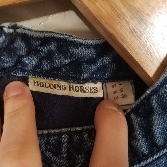 Anthropologie Holding Horses denim swing tank top - Picture 10 of 10